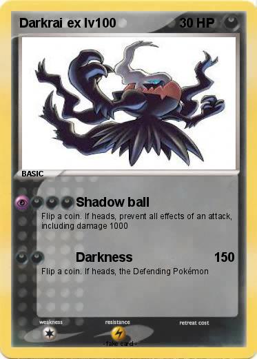 Pokemon Darkrai ex lv100
