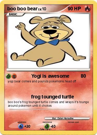 Pokemon boo boo bear