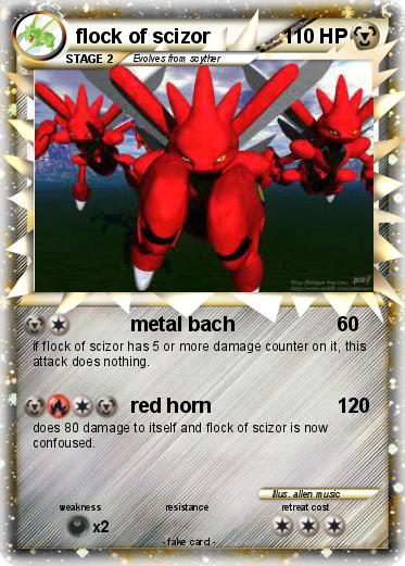 Pokemon flock of scizor