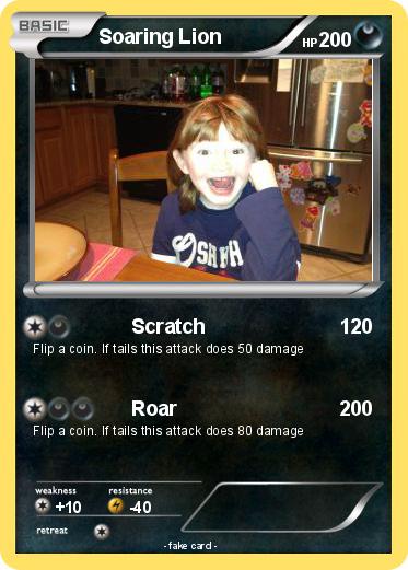 Pokemon Soaring Lion