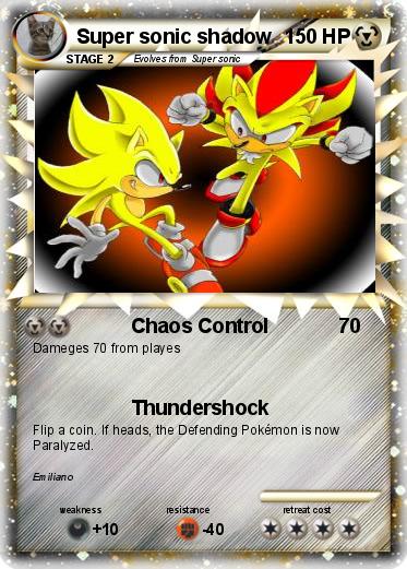 Pokemon Super sonic shadow