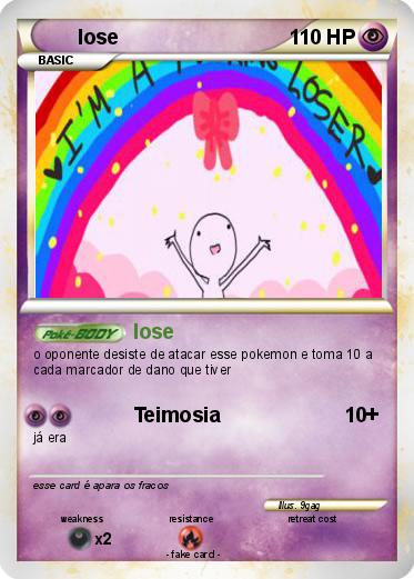Pokemon lose