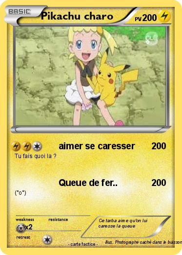Pokemon Pikachu charo