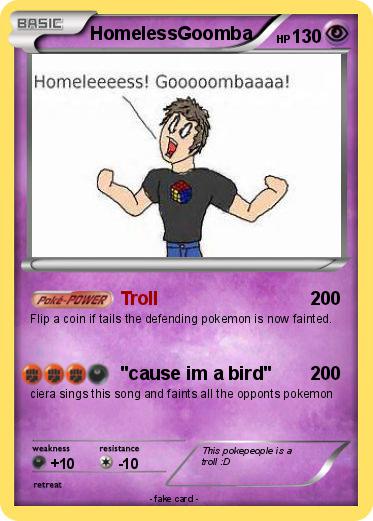 Pokemon HomelessGoomba