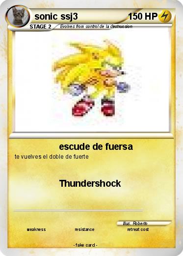 Pokemon sonic ssj3