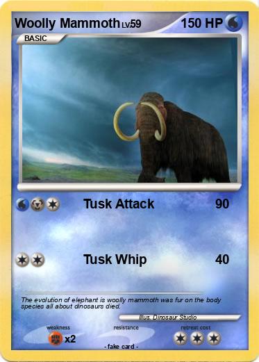 Pokemon Woolly Mammoth