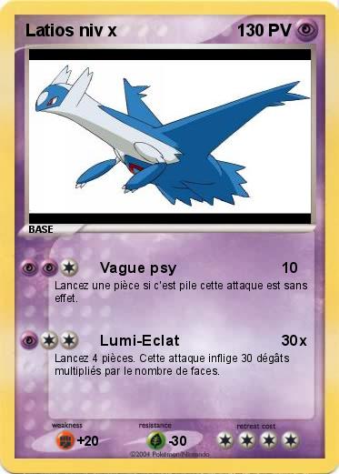 Pokemon Latios niv x