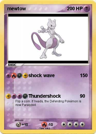 Pokemon mewtow