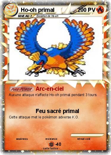 Pokemon Ho-oh primal