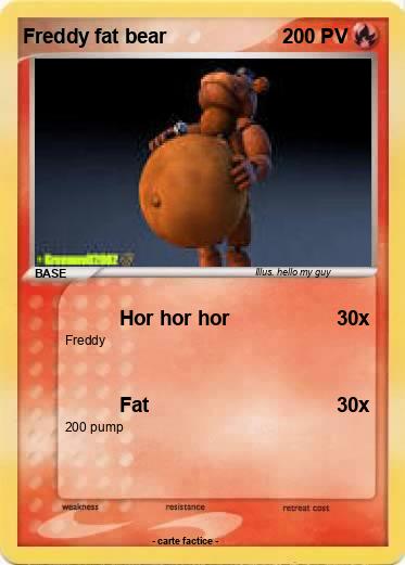 Pokemon Freddy fat bear