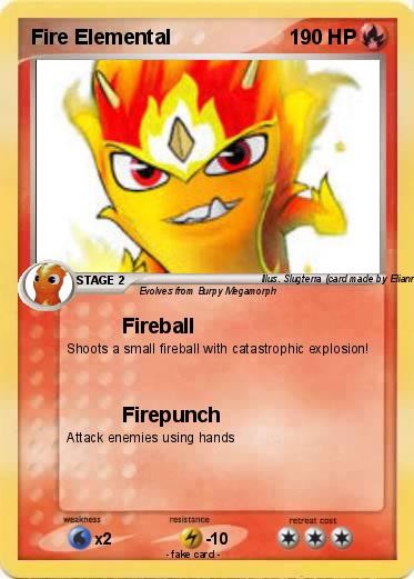 Pokemon Fire Elemental