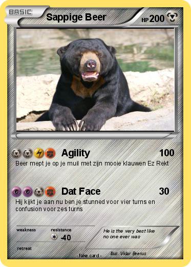 Pokemon Sappige Beer