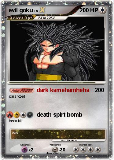 Pokemon evil goku