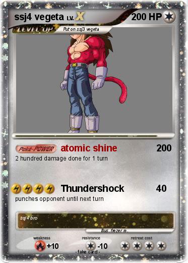 Pokemon ssj4 vegeta