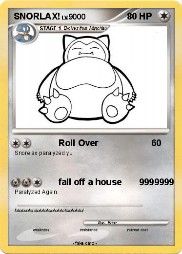 Pokemon SNORLAX!