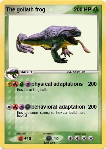Pokemon The goliath frog