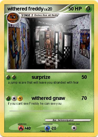 Pokemon withered freddy