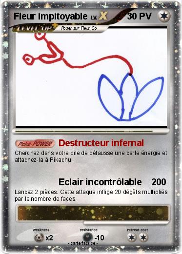 Pokemon Fleur impitoyable