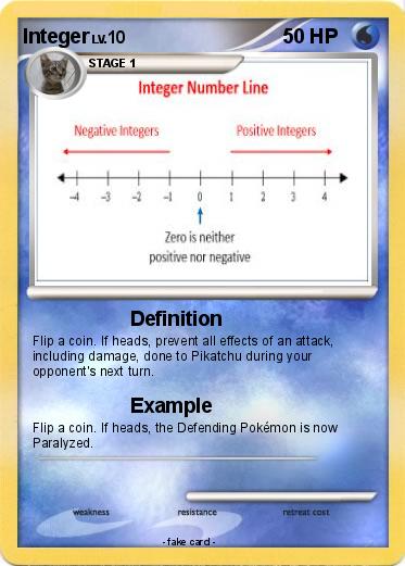 Pokemon Integer