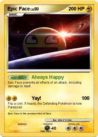 Pokemon Epic Face