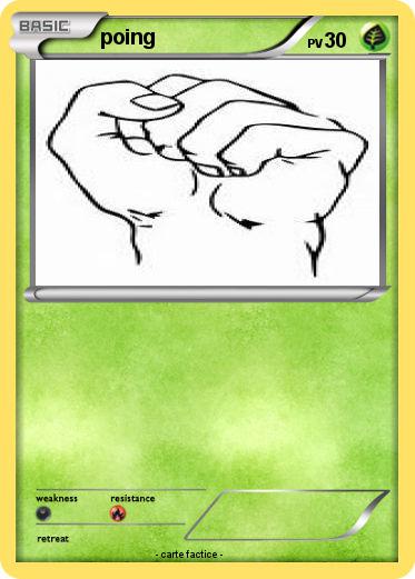 Pokemon poing