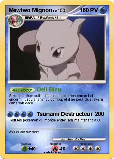 Pokemon Mewtwo Mignon