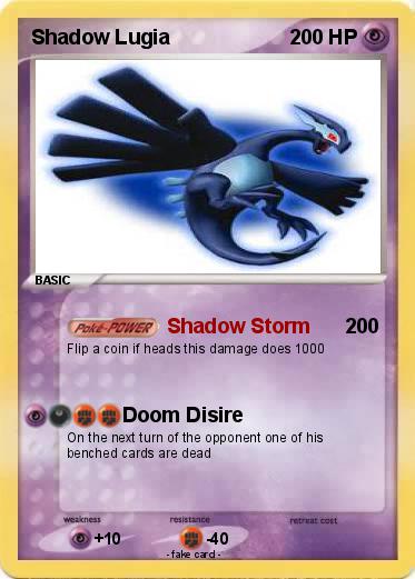Pokemon Shadow Lugia