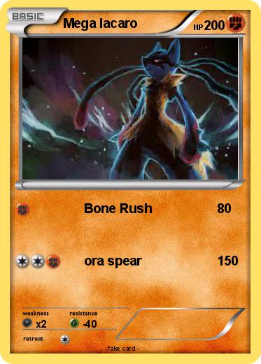 Pokemon Mega lacaro