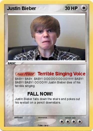 Pokemon Justin Bieber