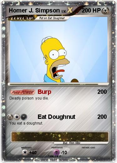 Pokemon Homer J. Simpson