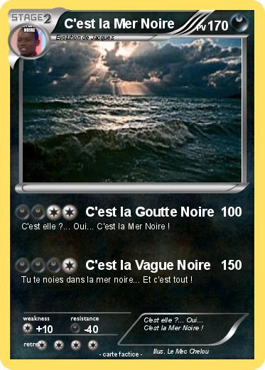 Pokemon C'est la Mer Noire