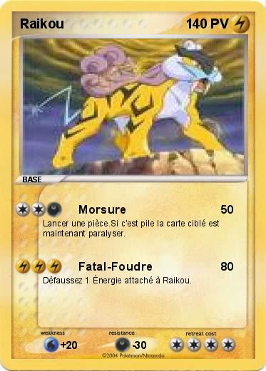 Pokemon Raikou