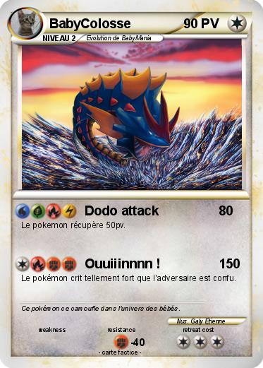Pokemon BabyColosse