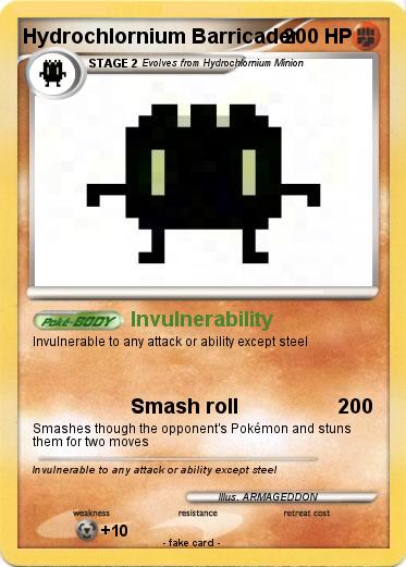Pokemon Hydrochlornium Barricader
