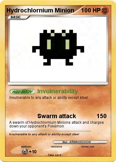 Pokemon Hydrochlornium Minion