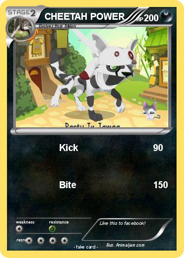 Pokemon CHEETAH POWER