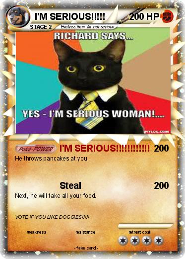 Pokemon I'M SERIOUS!!!!!