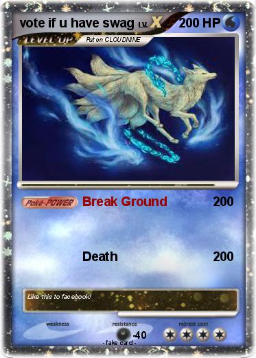 Pokemon vote if u have swag