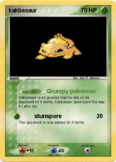 Pokemon kakbasaur