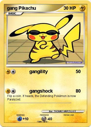Pokemon gang Pikachu
