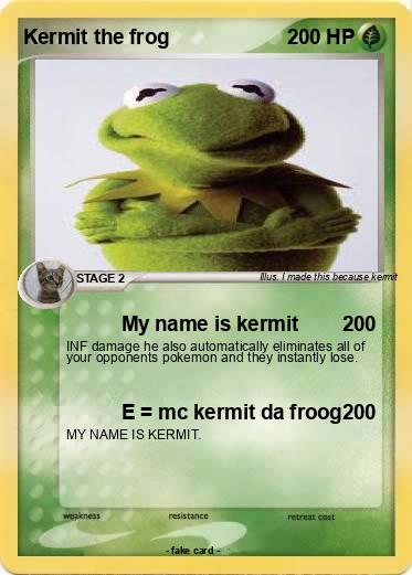 Pokemon Kermit the frog