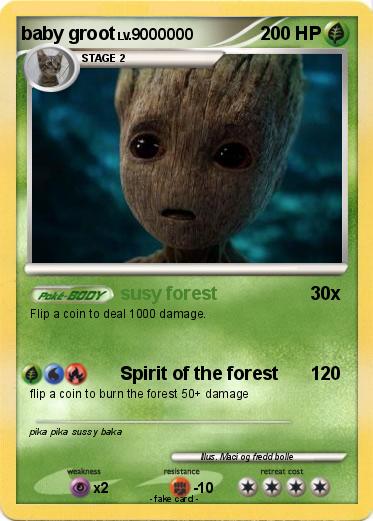 Pokemon baby groot