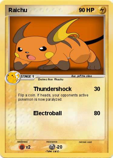 Pokemon Raichu