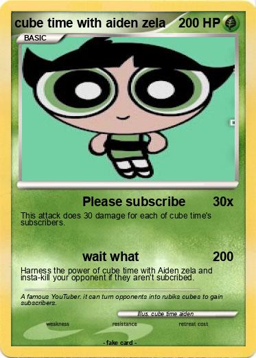 Pokemon cube time with aiden zela