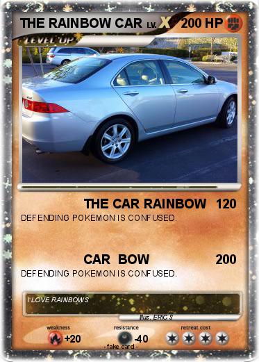Pokemon THE RAINBOW CAR