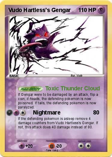 Pokemon Vudo Hartless's Gengar