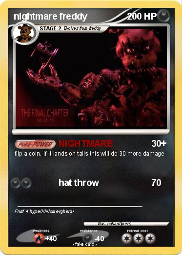 Pokemon nightmare freddy