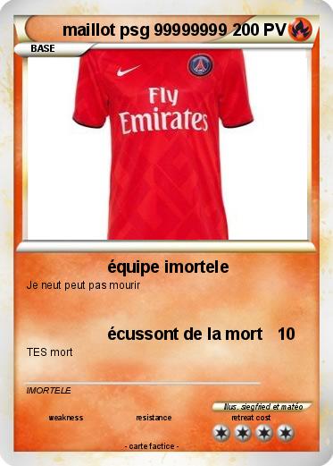 Pokemon maillot psg 99999999