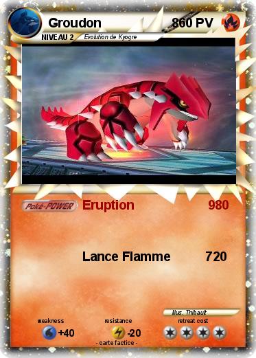 Pokemon Groudon                    8