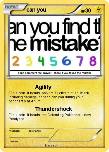 Pokemon can you